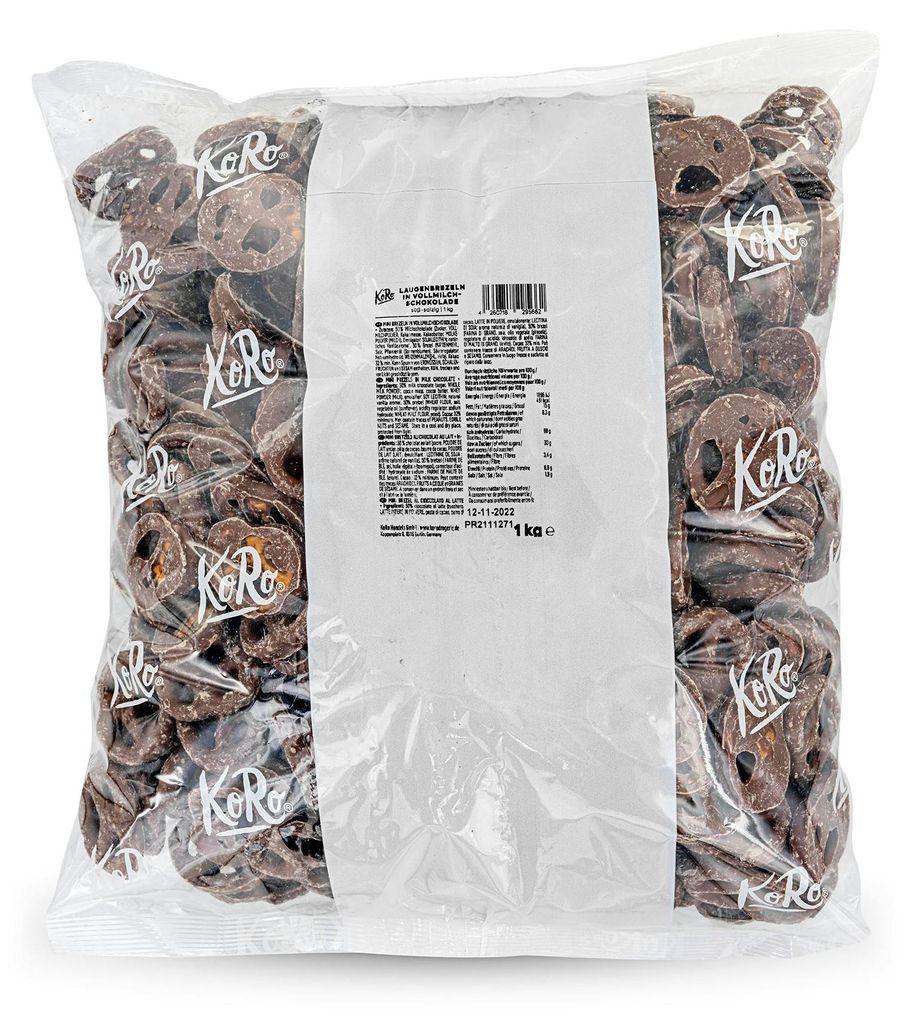 KoRo I Laugenbrezeln in Vollmilchschokolade 1 kg Produktbild 