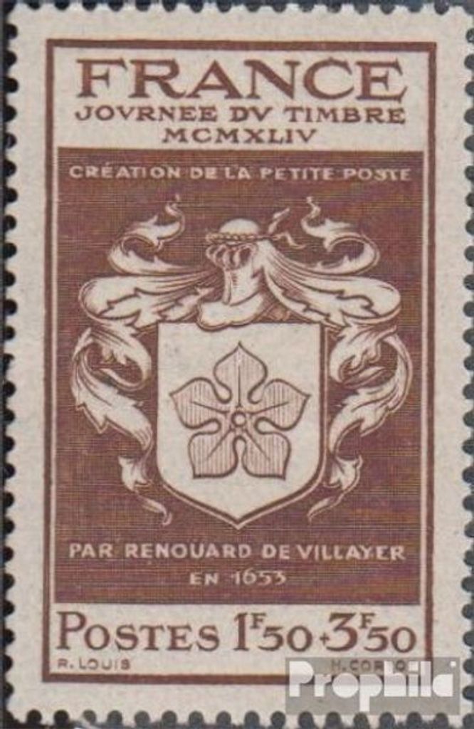 Briefmarken Frankreich 1944 Mi 672 (kompl.Ausg.) postfrisch Philatelie
