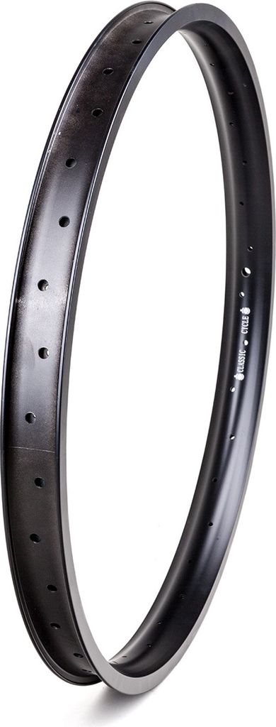 Alufelge 26 Zoll 46 mm mattschwarz