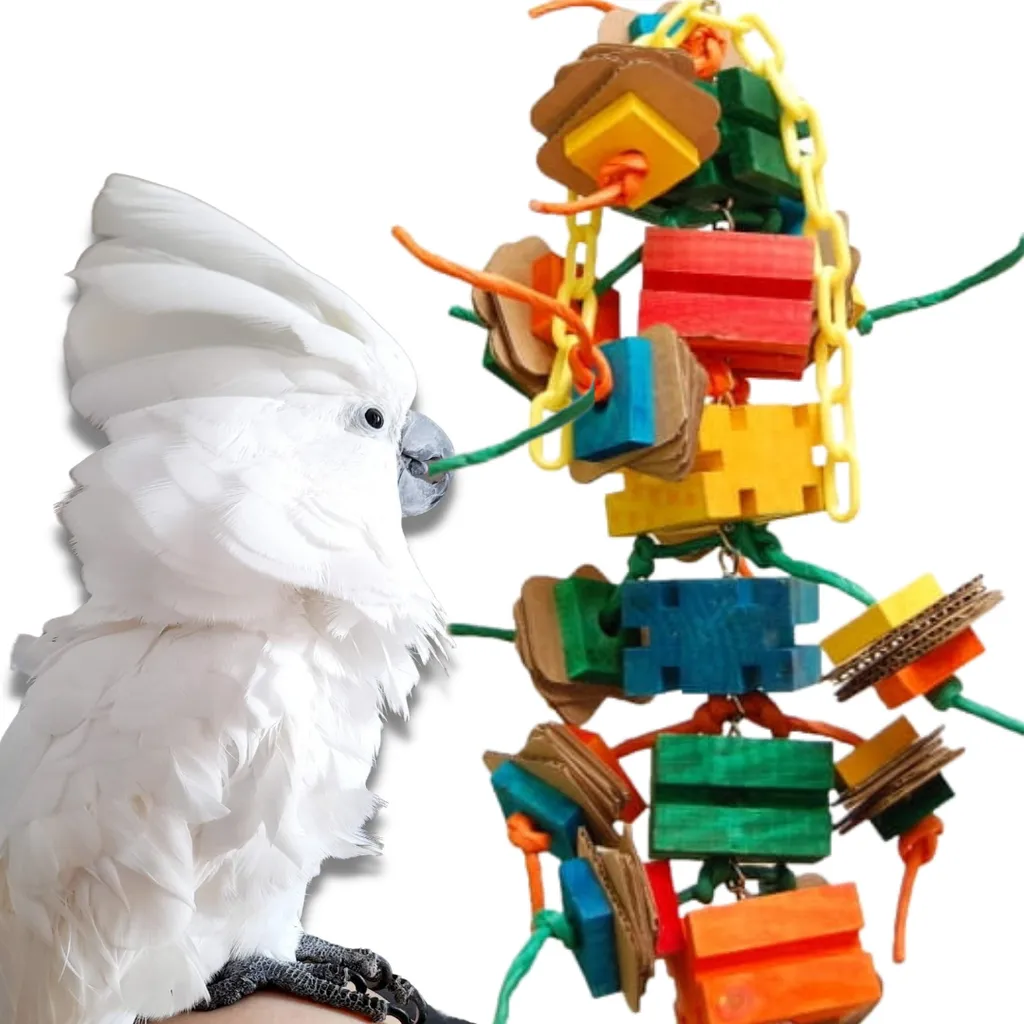 Torre Foraging per Pappagalli Medie Dimensioni - Stop alla Noia!