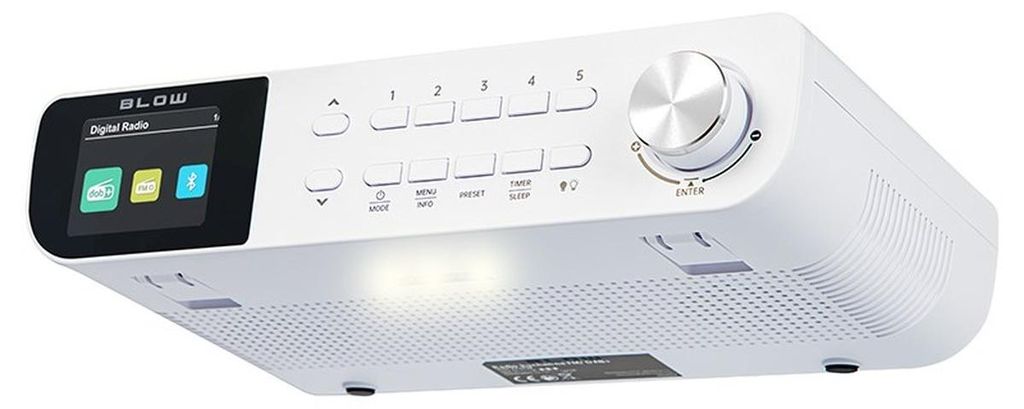Blow FM/DAB+ RK1 kitchen radio white Image du produit 
