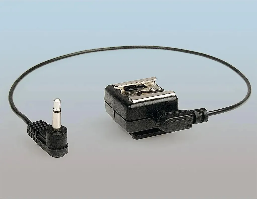 Support Griffe de Flash Synchro Kaiser avec Câble Amovible Jack 3,5mm