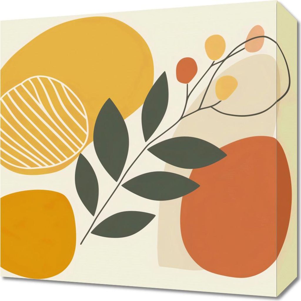 Bild 40x40cm Licht und Schatten in der Botanik