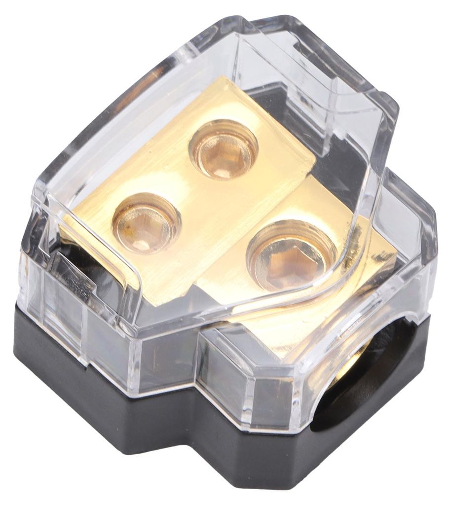 Auto 1X2GA In 2x4GA Out Stromverteilungsblock Sicherungshalter Verstärker Modifikation Reines Kupfer