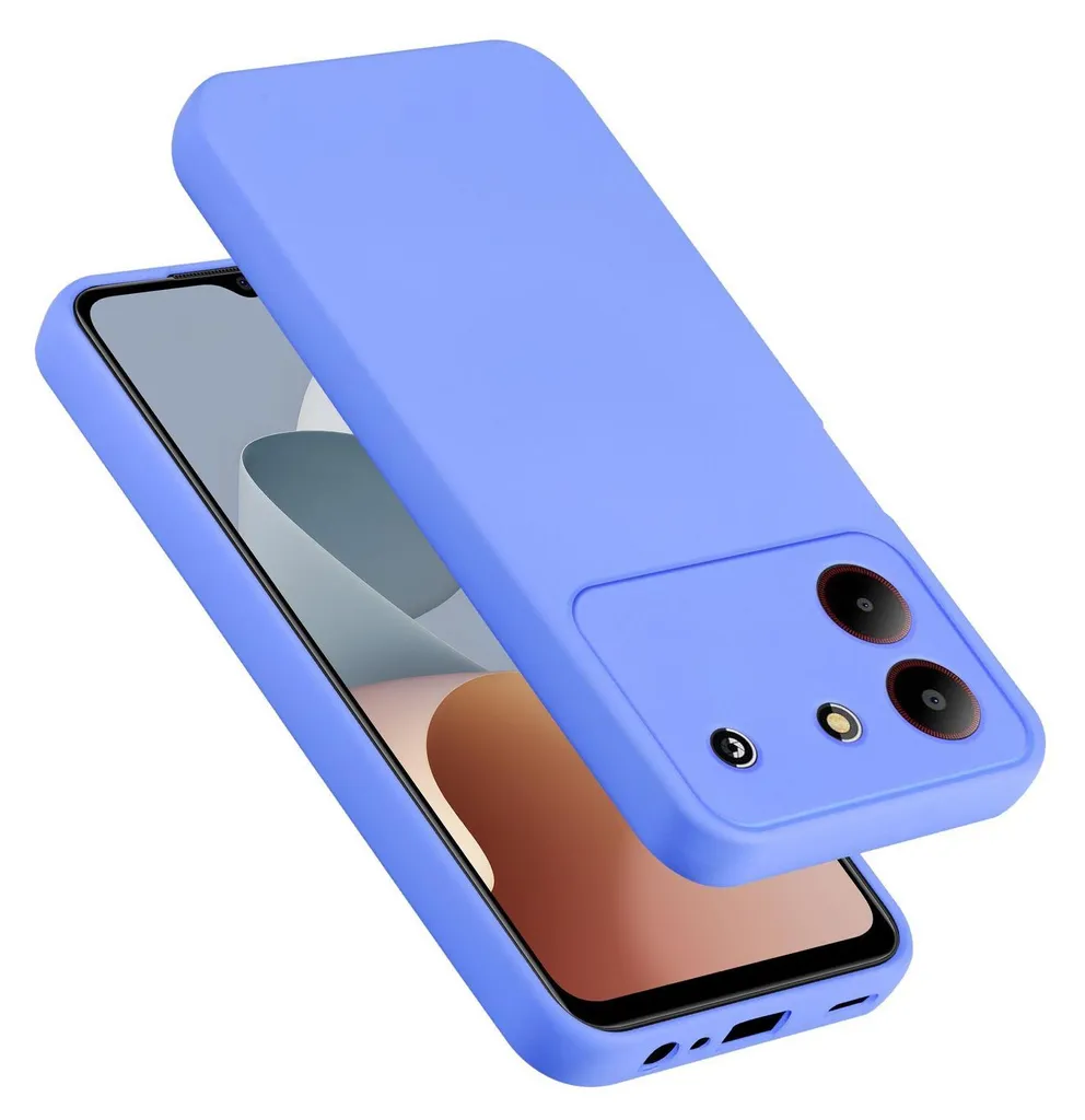 Cadorabo Custodia ZTE Blade A54 Silicone Liquido | Protezione Antiurto