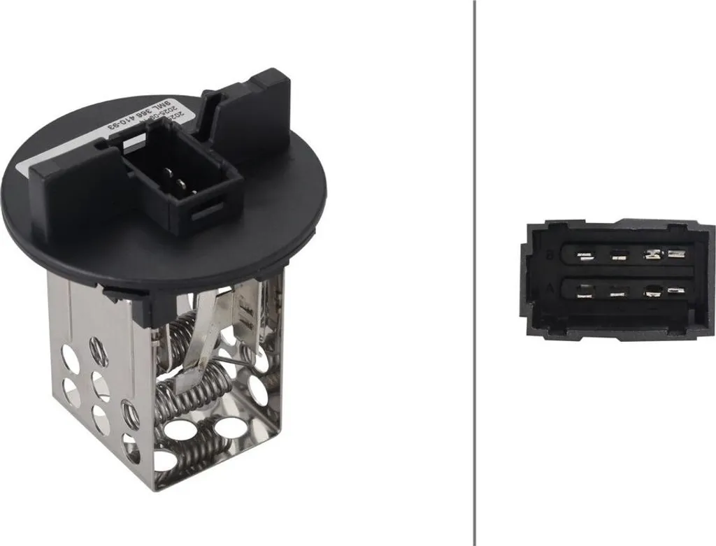 Problème ventilation CITROËN C4 ? Résistance HELLA 6 pôles 12V fixe