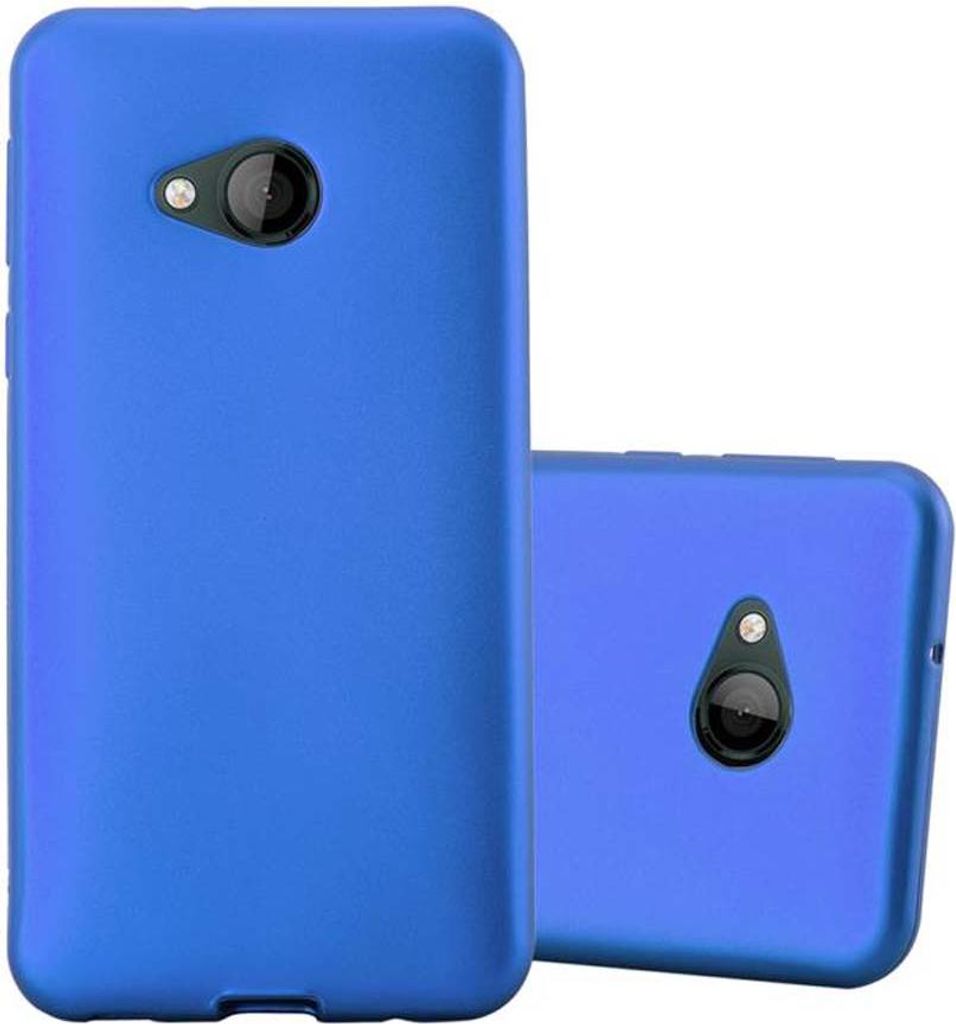 Cadorabo Schutzhülle für HTC U PLAY Hülle in Blau Handyhülle TPU Silikon Etui Cover Case