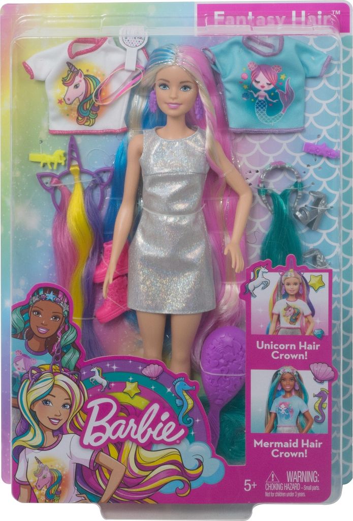 Mattel GHN04 - Barbie - Panenka Barbie s fantazijními vlasy Obrázek produktu 