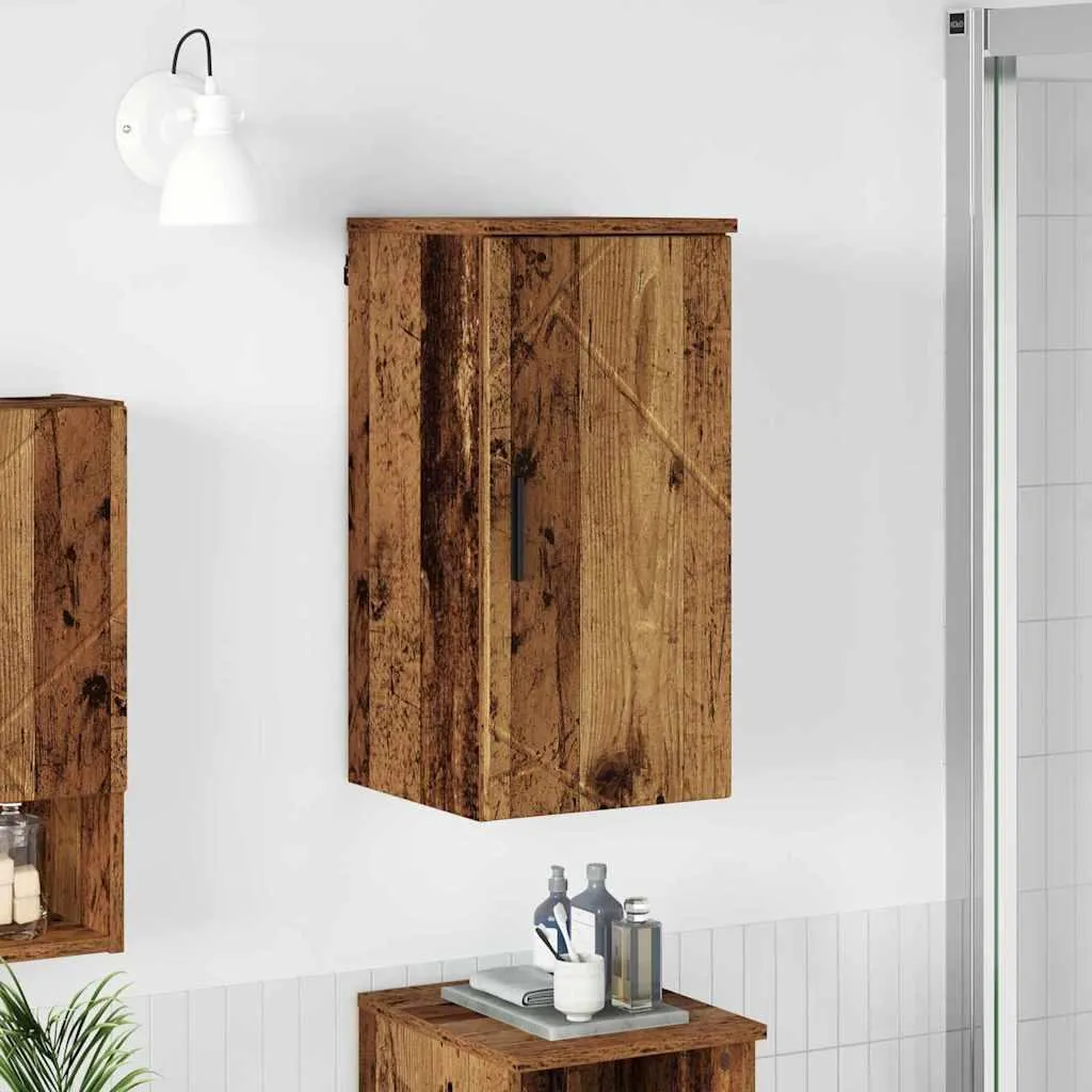 Elegante Mobile Bagno Pensile vidaXL Legno Recuperato 30 cm - Design Unico - 2