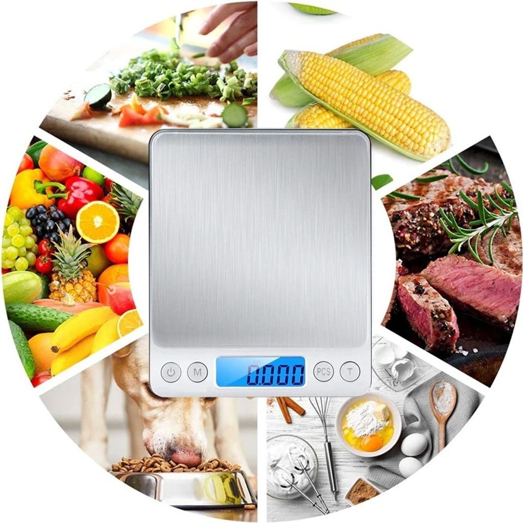 Feinwaage Mini Waage Digitale Küchenwaage Taschenwaage Produktbild 7