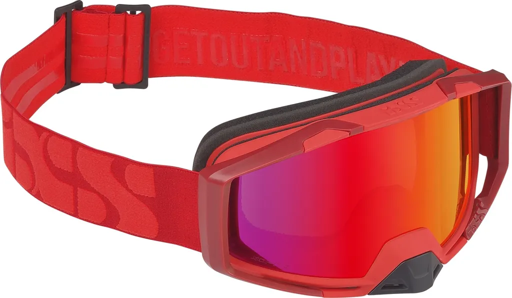 Miroir de lunettes pour vélo Trigger Low Profile Racing Red sécurité