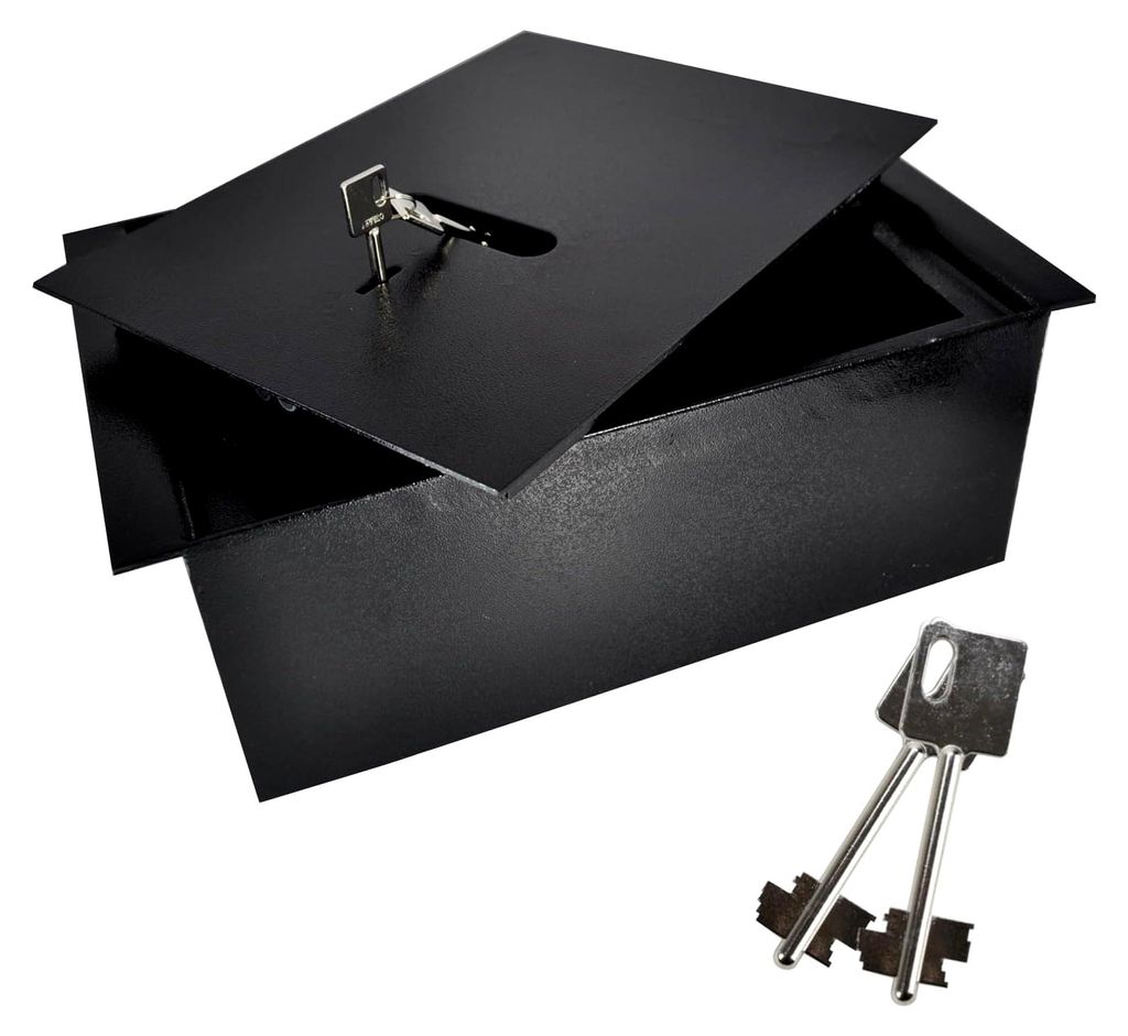 Bodentresor Möbeltresor 35,6 x 26,5 x 14,2 cm, Gewicht: 12 kg, Geldtresor für Zuhause, Büro und Geschäft, diskrete Aufbewahrung und optimaler S...