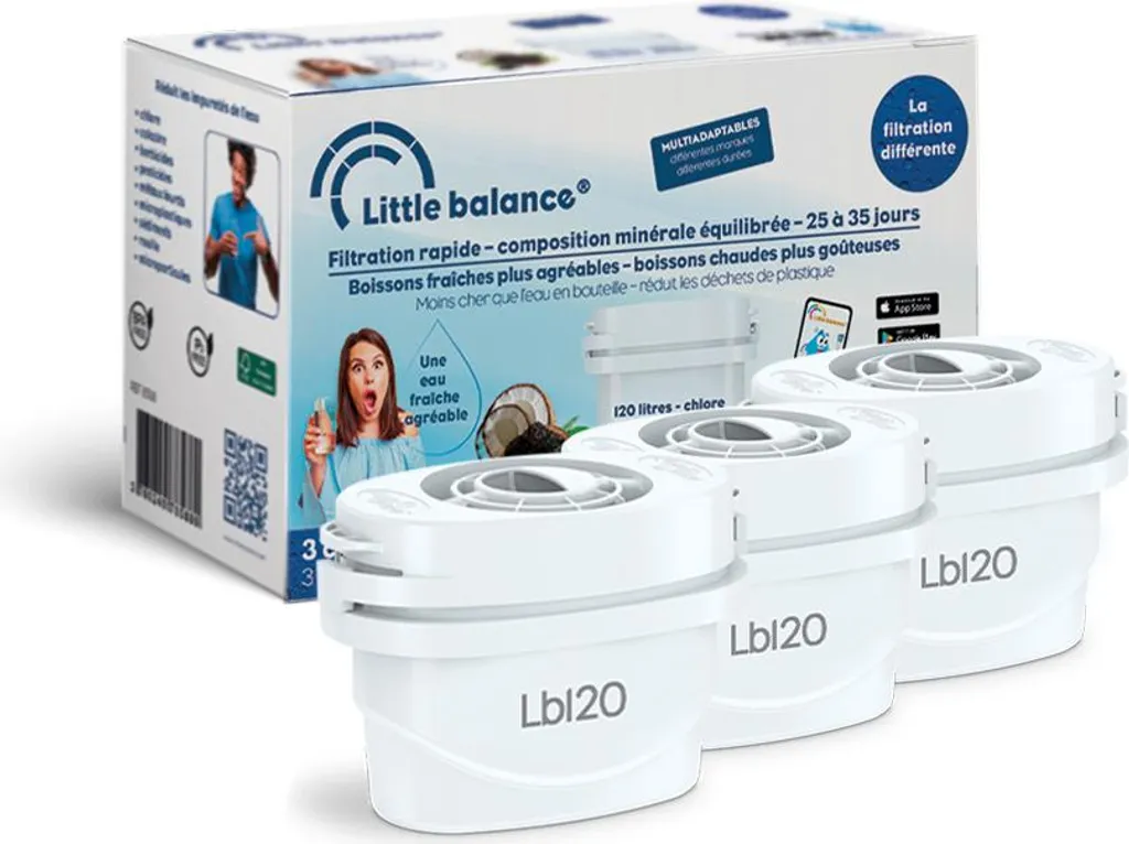 Little Balance LB 8588 Cartucce Filtranti 3pz | Acqua Sicura per Bambini