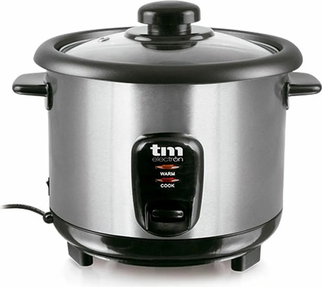 Autocuiseur de riz TM Electron 1L en acier inoxydable avec maintien chaud