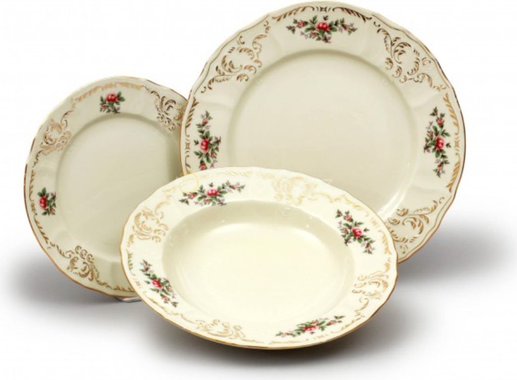 Thun 1794 Bernadotte, set d'assiettes, château, Thun, 18 d. Image du produit 