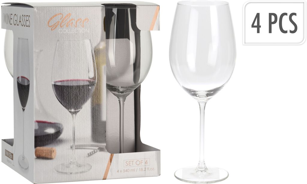 Kieliszki do czerwonego wina 540 ml, zestaw 4 sztuk Zdjęcie produktu 
