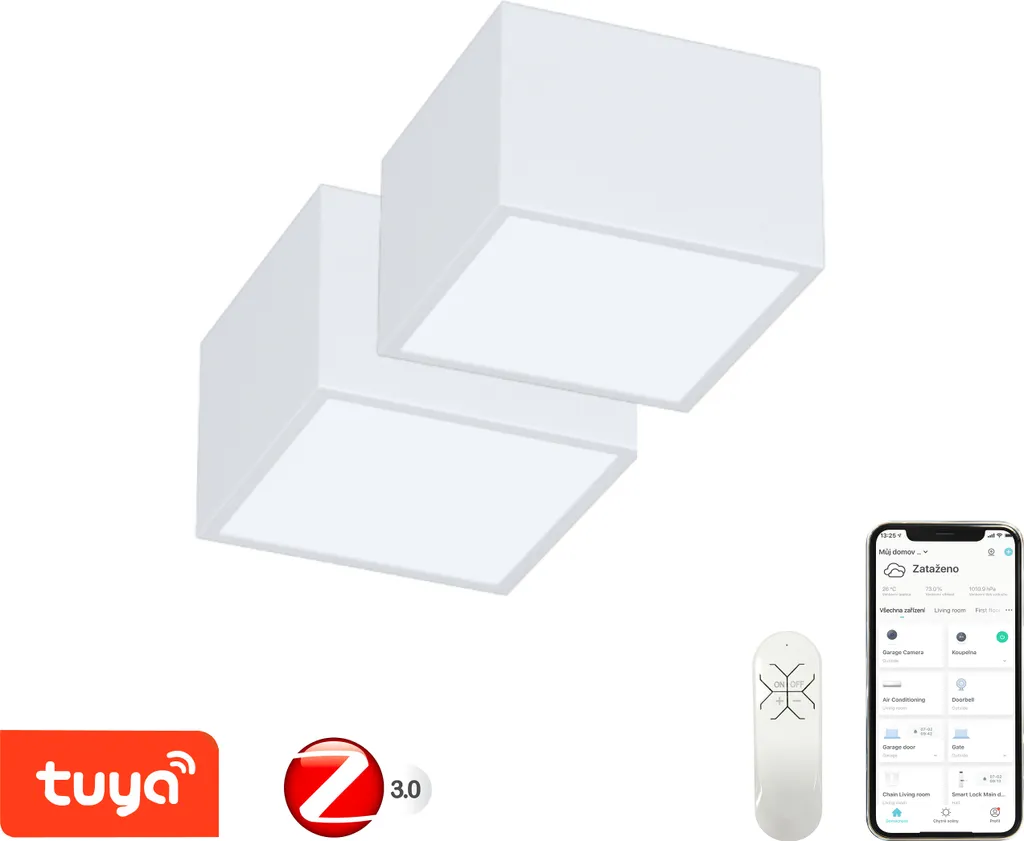 OFFERTA Set 2x Plafoniera Intelligente Immax NEO CANTO Zigbee 3.0