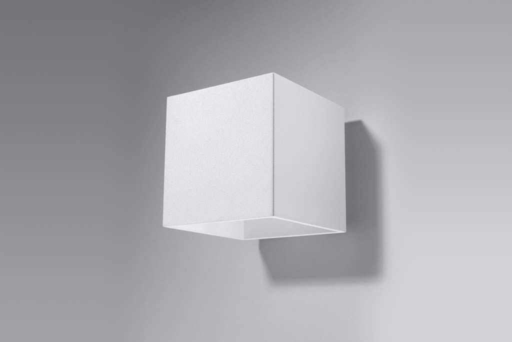Nástenné svietidlo QUAD 1 biele 1xG9 8W hliník 10x12x10cm Obrázok produktu 