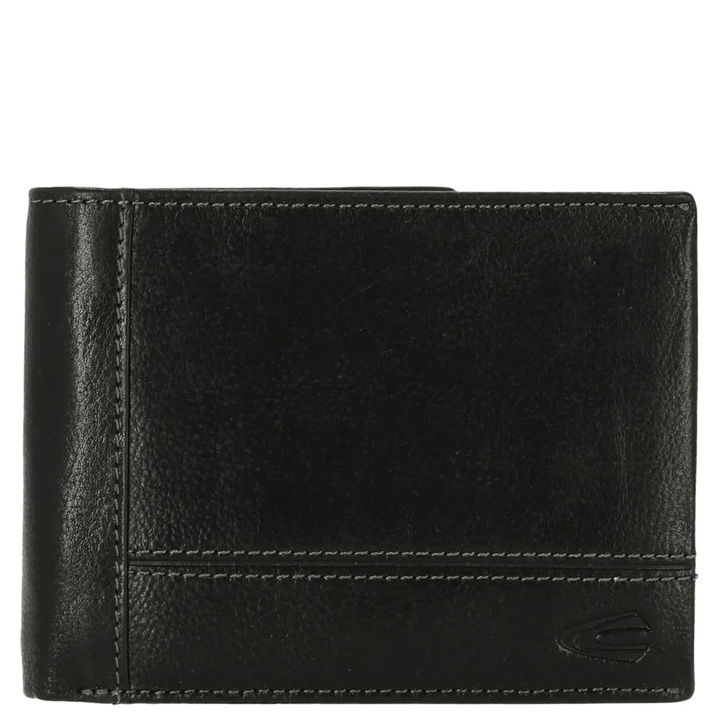 Portefeuille homme cuir noir camel active Tokyo idéal pour le voyage