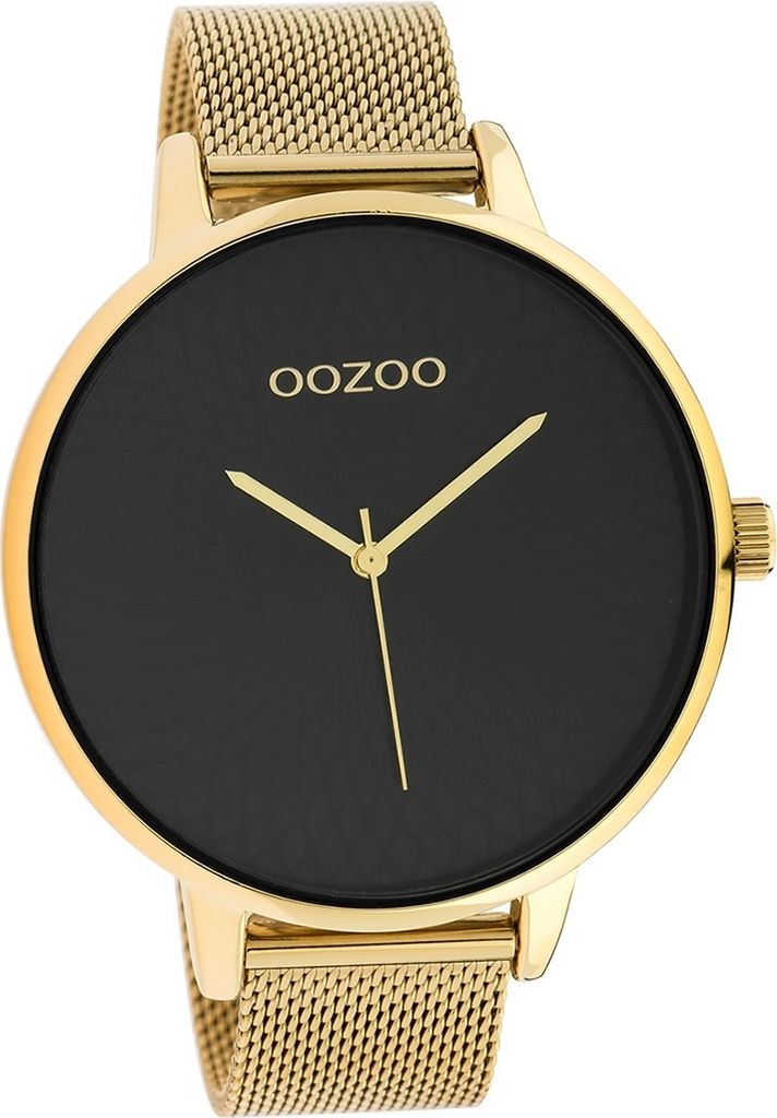 Oozoo Edelstahl Damen Uhr C10553 Quarzuhr Armband gold Timepieces D2UOC10553