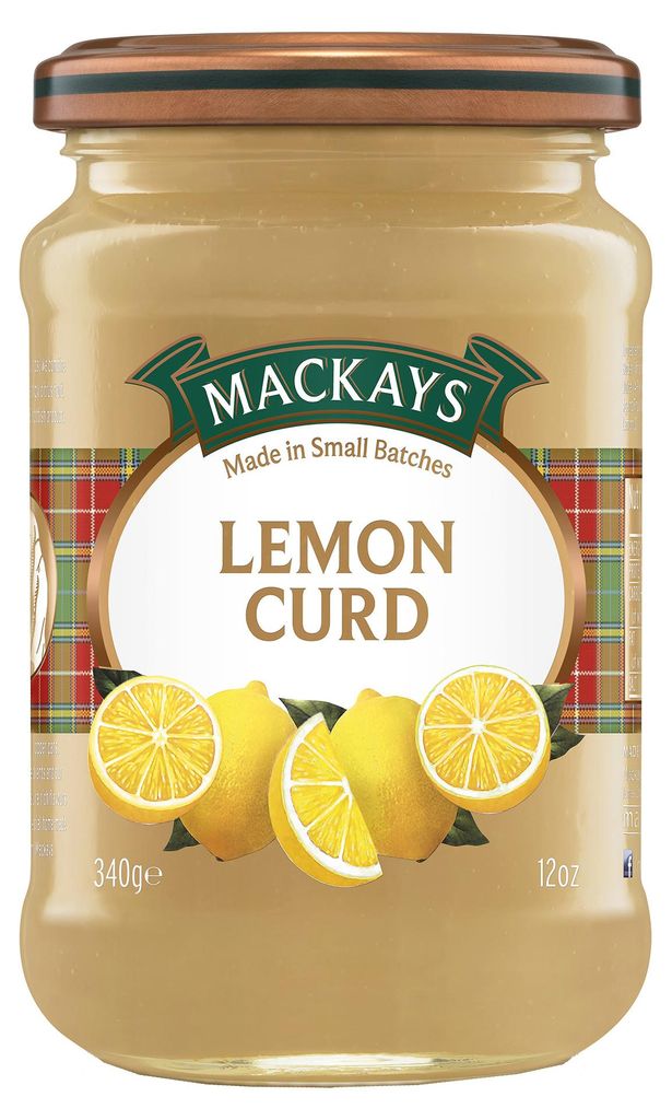 MACKAYS Lemon Curd – Schottische Zitronencreme, 340g Produktbild 
