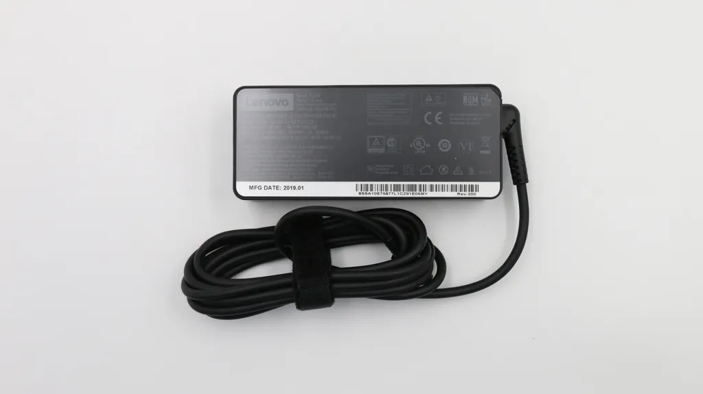 Bloc d'Alimentation Secteur Lenovo 65W 2 Pin Noir Référence 02DL109