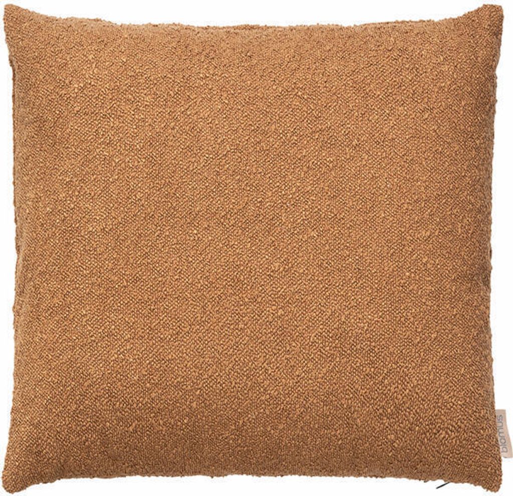 Blomus Kissenbezug Boucle, Kissenhülle für Kopf- oder Sofakissen, Tan, 40 x 40 cm, 66579