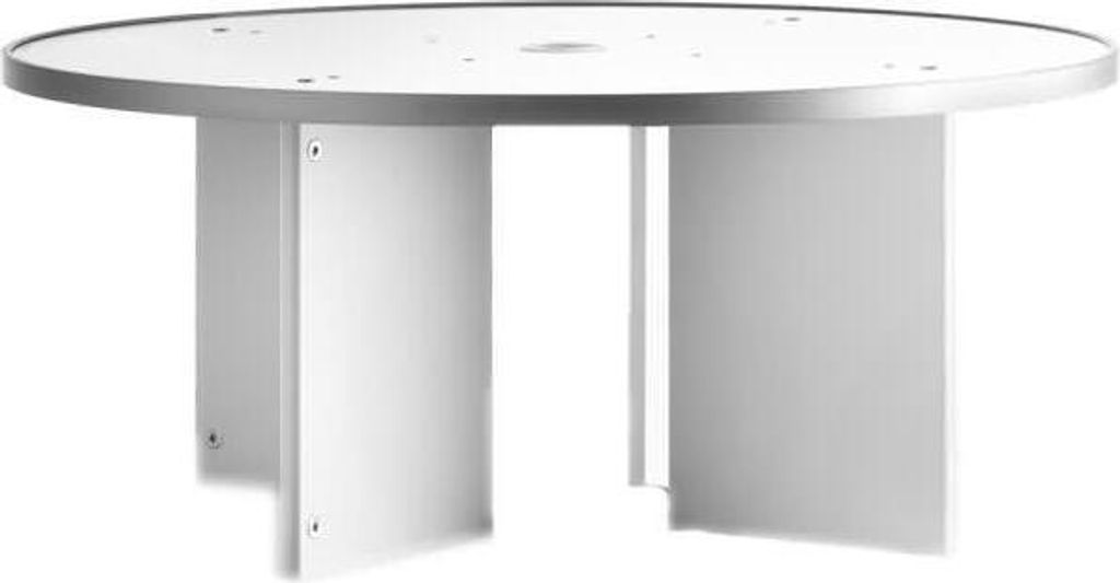 Ordnerdrehsäule Depotfile 80 Aufbaumodul 1 Etage weiß.