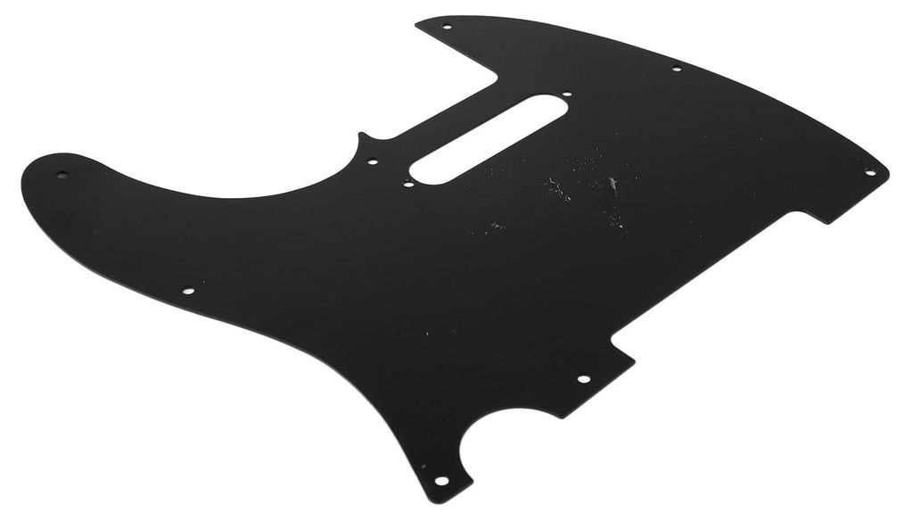 Schlagbrett für E-Gitarre, hochfeste, kratzfeste Aluminiumlegierung, schwarze Frontplatte für Gitarren, schwarz