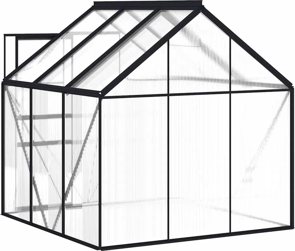Serre de Jardinage pour Potager et Hivernage 3,61 m² en Aluminium