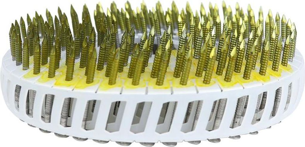 Linsenkopf Rollennägel Edelstahl A2 - 2.5-2.7 x 55 mm - Rolle 200 Stück