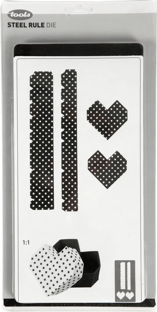 Fustella 117499 Scatolina Cuore 3D - Taglio Acciaio per Scrapbooking