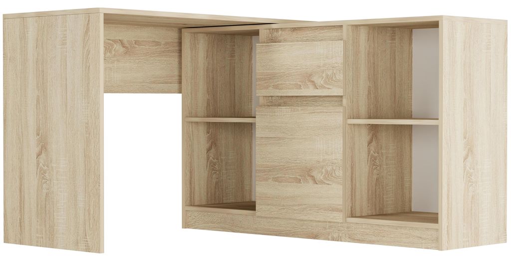Psací stůl rohový komoda sada 120 cm FRAMIRE N-14 sonoma Obrázek produktu 