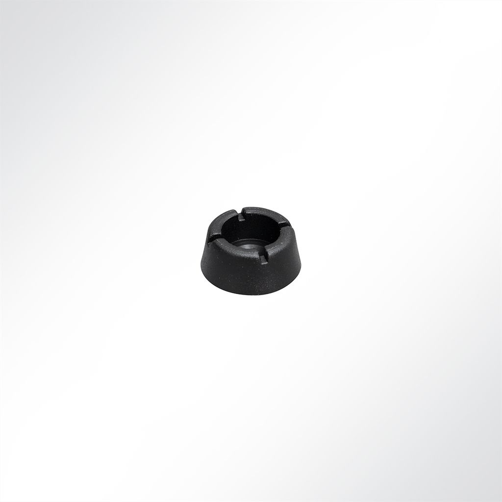 Lysel Druckknopf Nylon Kugel Schwarz (20 Stück)