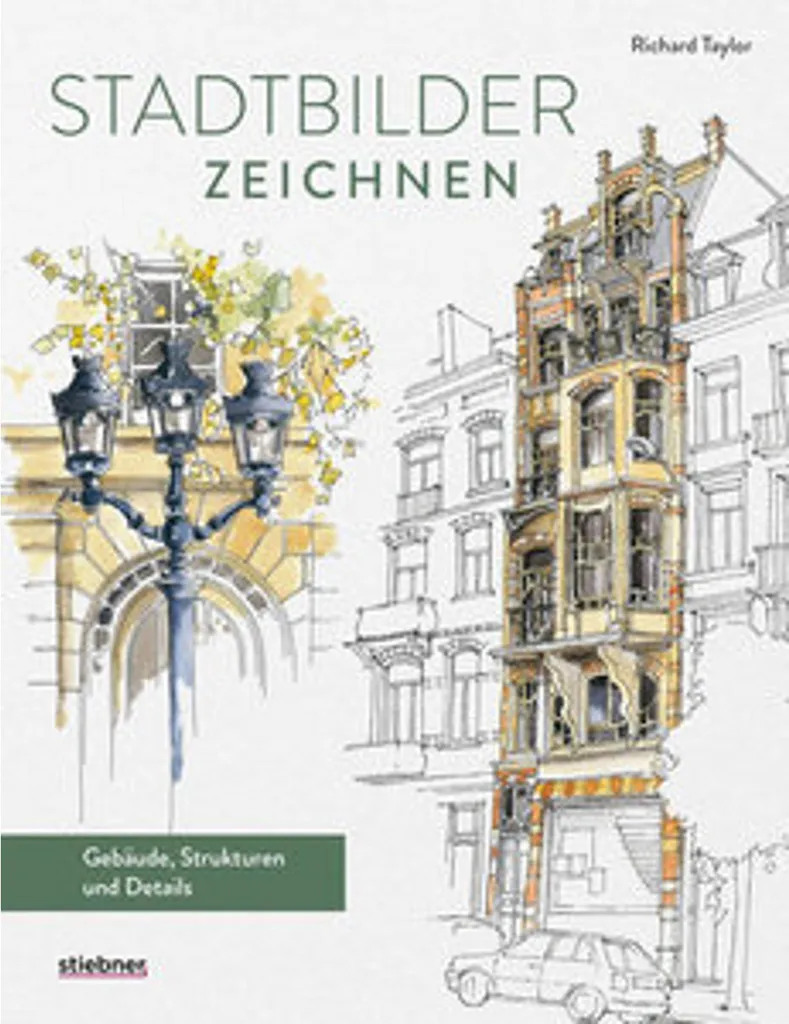 Livre de dessin de paysages urbains - Manuel d'art Stadtbilder 160p