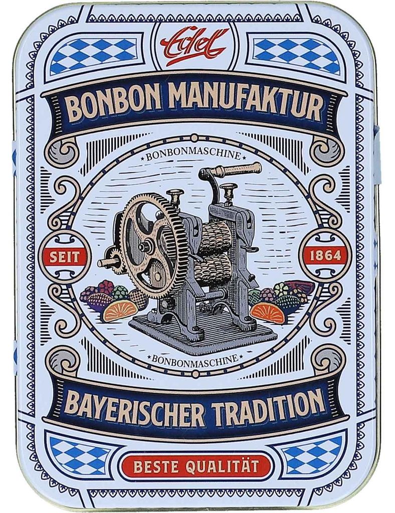 Edel Früchte-Mischung Bavaria Traditionsdose 90g Produktbild 