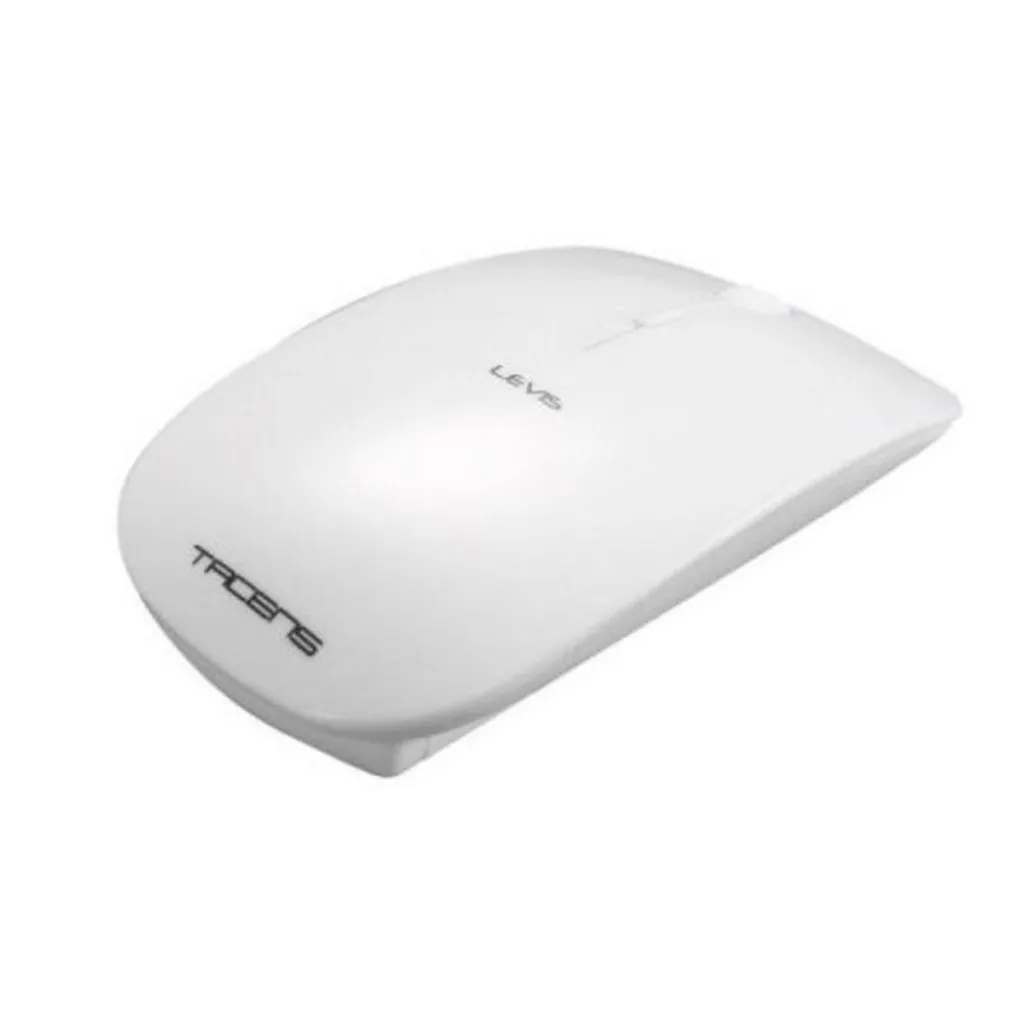 Tacens Levis Combo V2 White : Pack Clavier et Souris Sans Fil Ultra-Mince