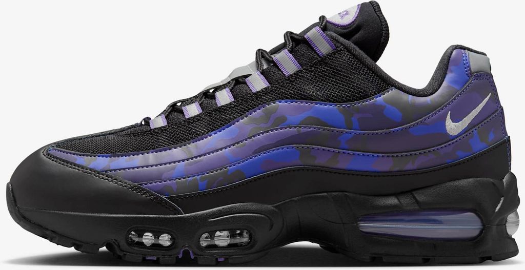 Nike Air Max 95 "Court Purple Wild Grape Camo" Blau, Größe: 42.5