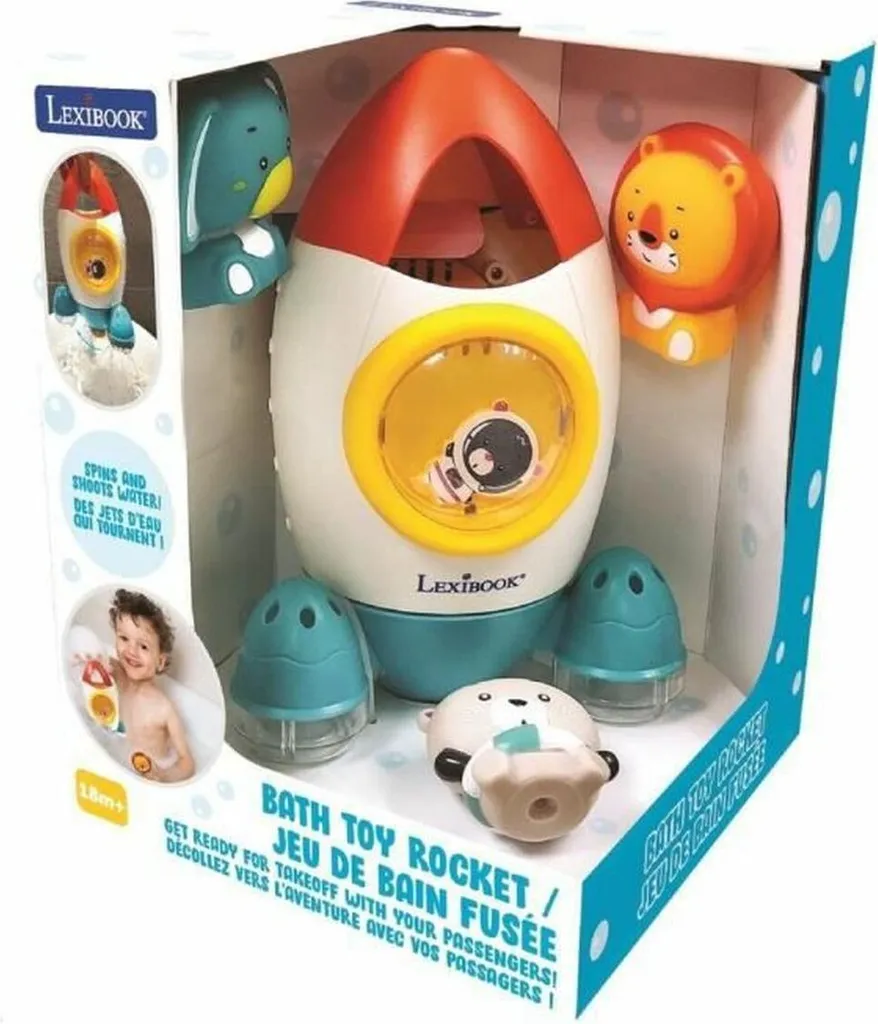Jouets de bain pour bébé Lexibook pack de 4 figurines aquatiques