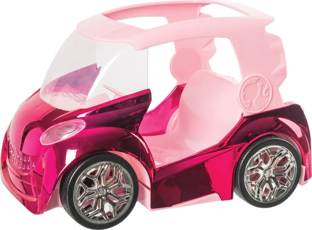 Voiture télécommandée Barbie rose pour jouer à deux - Idée cadeau Noël fille
