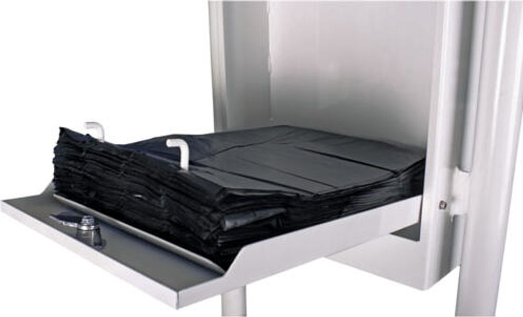 Hundetoilette - für 1.000 Beutel - Mit Ständer - eisenglimmer