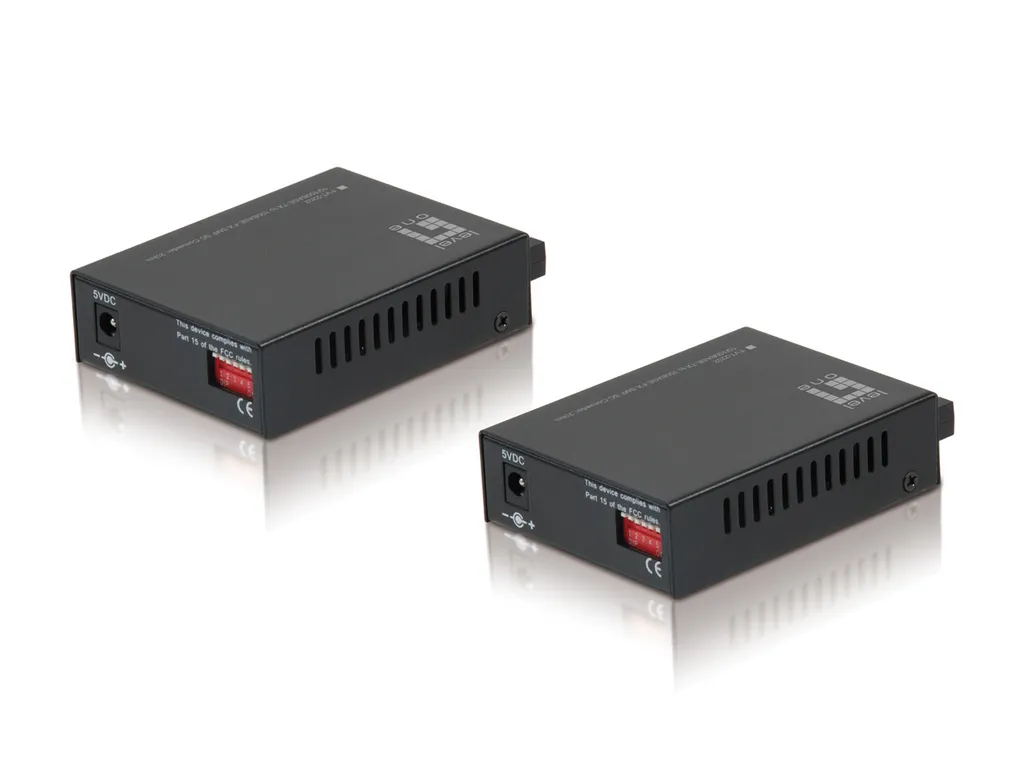 Convertisseur de média Ethernet vers Fibre SC Monomode 100Mb LevelOne