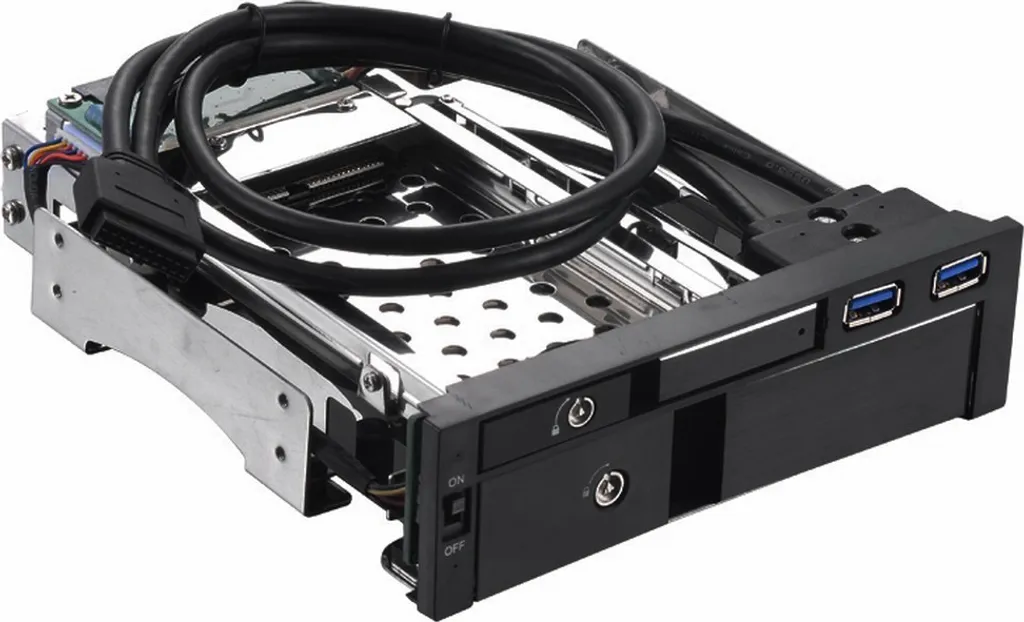 Box Interno SATA ST7224U per 2.5+3.5 HDD/SSD - Hub USB 3.0