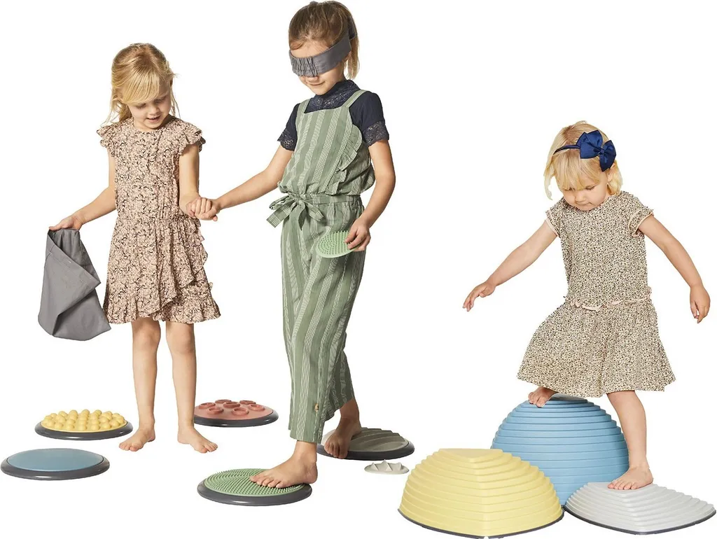 Améliorer l'équilibre enfant avec Gonge NORDIC Disques et dômes 13pcs