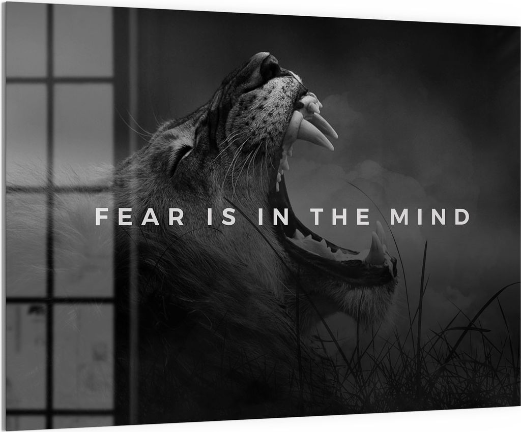 DEQORI Magnettafel Glas 120x90 cm 'Angst im Geiste' beschreibbar Whiteboard Pinnwand Küche