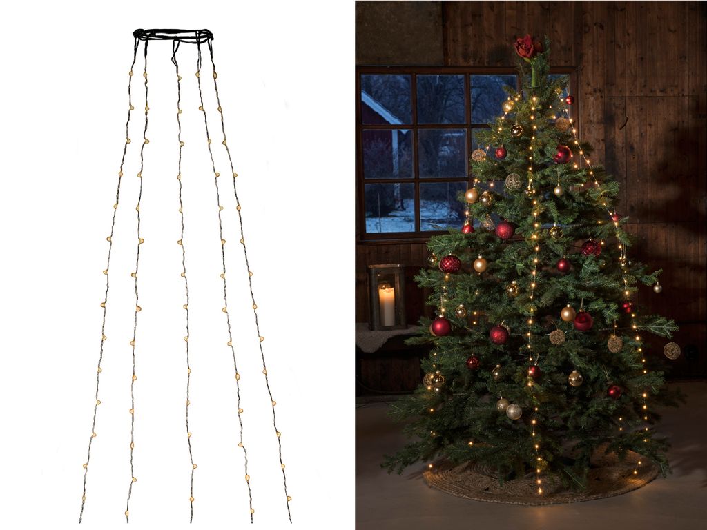 Konstsmide Weihnachtsbeleuchtung  LED Baummantel Ring Produktbild 