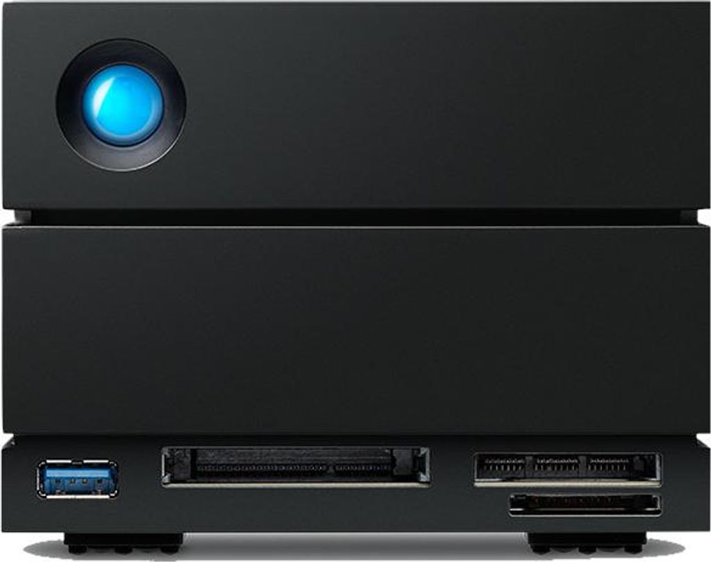 LaCie 2big Dock v2 Disk-Array 60 TB Desktop Schwarz