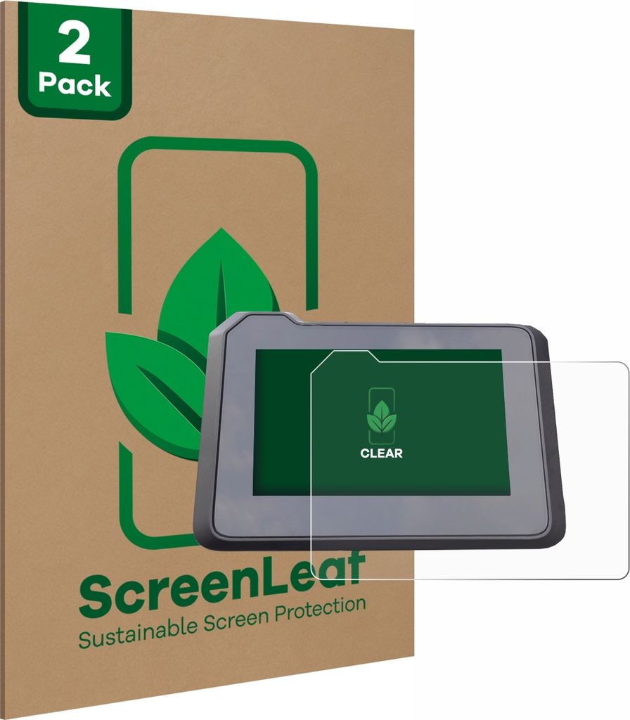 2x ScreenLeaf Schutzfolie für Husqvarna Norden 901 2022 nachhaltiger Displayschutz Display Schutz Folie Klar Transparent