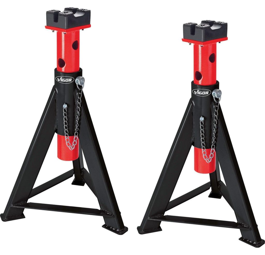 Vigor Unterstellbock-Satz V2648 Tragkraft 6t Hub 370-575mm Produktbild 