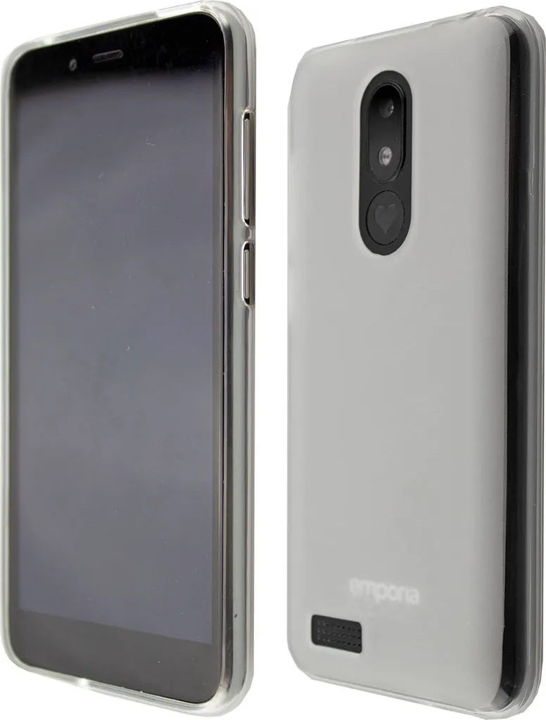 Cover Emporia Smart 3 mini caseroxx - Custodia Gomma TPU Bianco